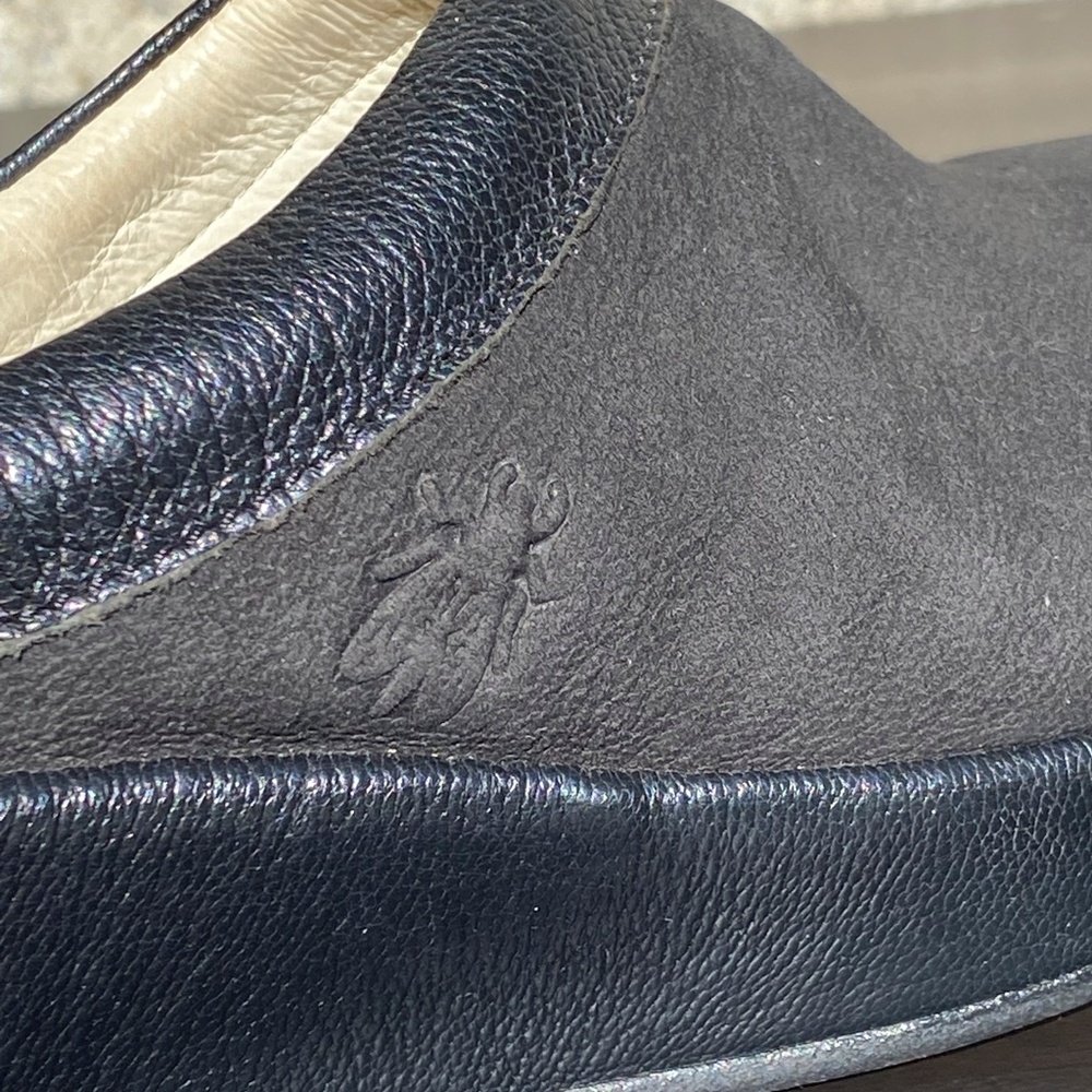 FLY London - Black Beak Leather Mule - Size 6.5 - 7 - Picture 6 of 14